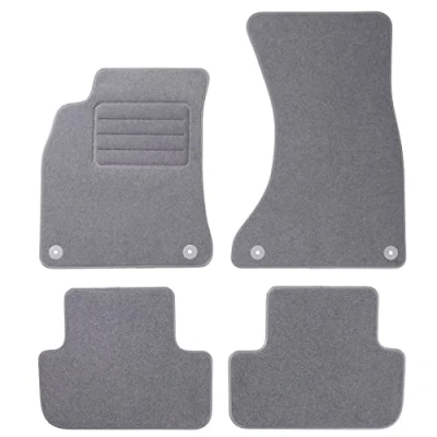 Immagine di TEXER Tappetini in tessuto, adatti per Audi A5 SPORTBACK 8TA anno di costruzione 2007 2016, colore grigio