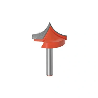 Immagine di Fresa per scanalatura a V Bit 6mm Codolo in carburo con punta Doppio flauto CNC legno Utensile smussare, 32mm