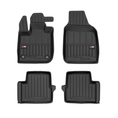 Immagine di FROGUM proLine 3D 3D426559 Set tappetino Gomma anteriore e posteriore 4 nero Su misura