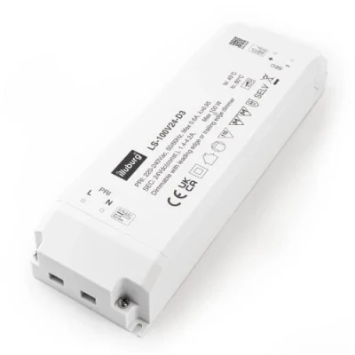 Immagine di illuburg Trasformatore LED 24V 33W 100W Dimmerabile TRIAC per Strisce Lampadine Alimentatore Driver