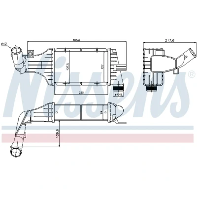 Immagine di NISSENS 96789 Intercooler OPEL: Astra G Caravan