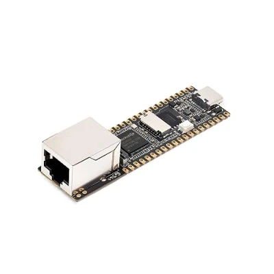 Immagine di Waveshare LuckFox Pico Linux Micro Scheda di Sviluppo con Porta Ethernet, Basata sul Chip RV1103, Integra Processori MCU/NPU/ISP ARM Cortex A7/RISC V, Supporto MIPI CSI, USB ecc.