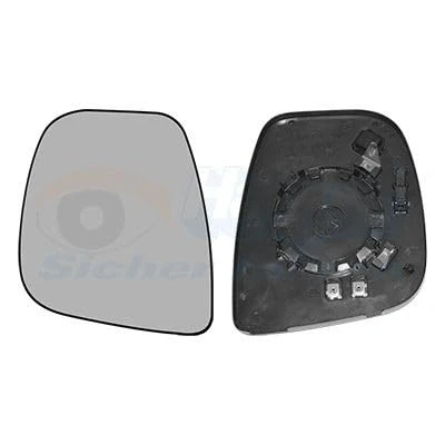 Immagine di Van WEZEL 0944837 Vetro Specchio Retrovisore Sx OPEL: Vivaro C Van, Combo E / Station Wagon, Combi, PEUGEOT: Traveller, Expert III