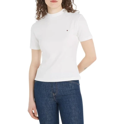 Immagine di Tommy Hilfiger NEW SLIM CODY Tshirt basic, Donna, Taglia: XXS, Ecru