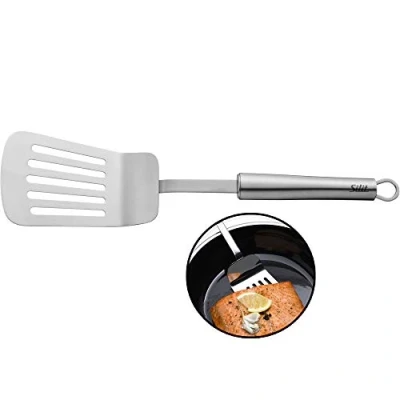 Immagine di Silit Classic Line, 34 cm Acciaio Inox lucidato, spatola per Barbecue, Pala Lasagne, Lavabile in lavastoviglie, 18/10, Argento