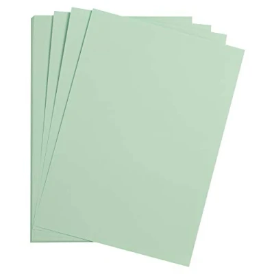 Immagine di Clairefontaine 975268C Confezione di carta Maya 25 Fogli da Disegno Liscia Verde menta A4 21x29,7 cm 185g Ideale per il e le attività creative