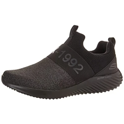 Immagine di Skechers 232281 Bbk, Sneaker Uomo, Nero Mesh Pu Trim, 39.5 EU