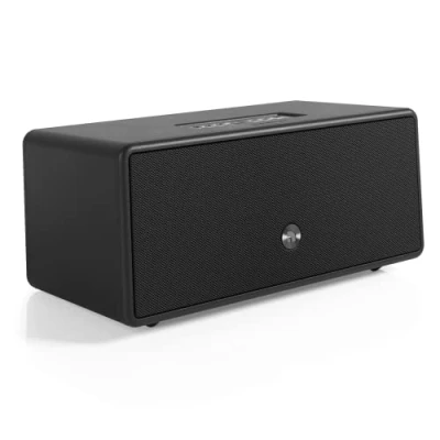 Immagine di Audio Pro Cassa Wireless Bluetooth e Wifi Multiroom Molto Potente Altoparlante Stereo con AirPlay2, Google Cast, Spotify Connect HiFi Speaker dal Design Elegante 6 Preset Drumfire D2 Nero