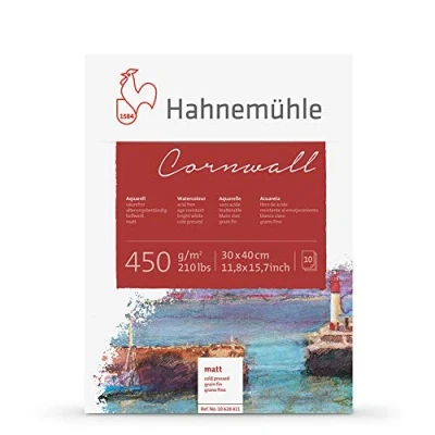 Immagine di Hahnemuhle Cornwall 450gsm Block 30 x 40cm Matt