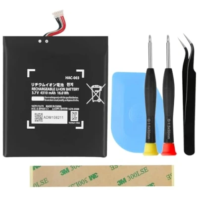 Immagine di OnlyTech Batteria HAC 003 di ricambio per Nintendo Switch 001 e OLED con kit Strumenti