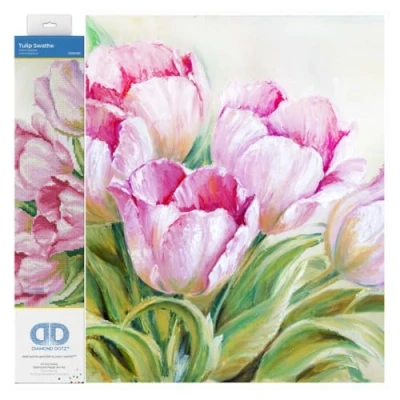 Immagine di DIAMOND DOTZ Kit di verniciatura, Intermedio, DD10, Tela, Tulipano Swathe, 50.8 x 40.6cm