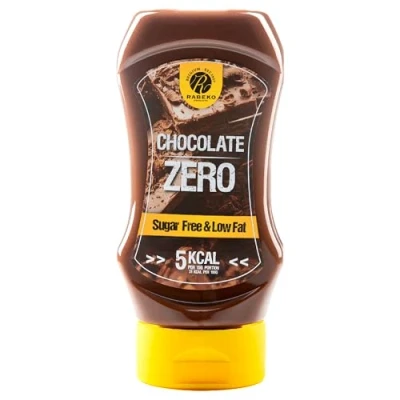 Immagine di Rabeko Zero Salsa cioccolato, 1 x 350ml prodotti sani a basso contenuto di carboidrati, ipocalorici e grassi per insalate, patatine, hamburger senza glutine lattosio