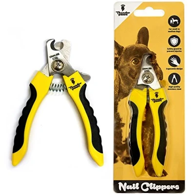 Immagine di Thunderpaws Tagliaunghie Graduale Professionale per Cani con Blocco di Sicurezza e Lima Unghie Adatto a Razze Piccole Medie