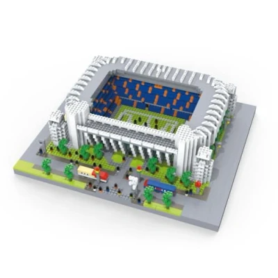 Immagine di Atomic Building Stadio Santiago Bernabéu di Madrid. Modello da assemblare con blocchi in miniatura. Oltre 4500 pezzi