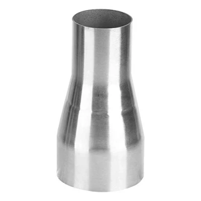 Immagine di adattatore per tubo di scarico, riduttore connettore scarico universale in acciaio inossidabile Parte modificata(51 76MM)