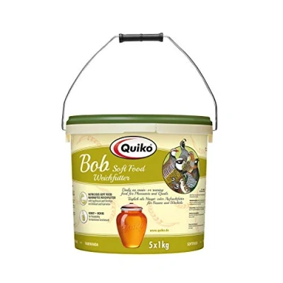 Immagine di Quiko Bob 5kg mangime morbido per quaglie, fagiani, vari tipi di polli e uccelli terra