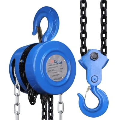 Immagine di Pallit Paranco a catena CHAIN M portata 2000 kg altezza di sollevamento 2500 mm robusta con gancio rotante 360