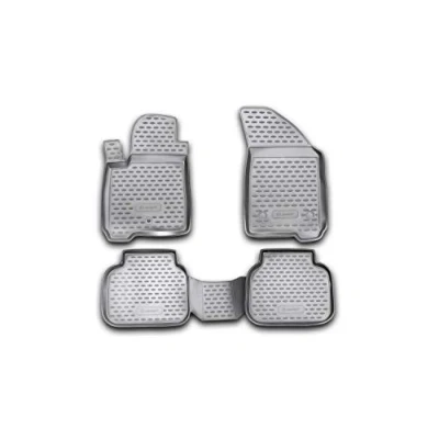 Immagine di Element tappetini in Gomma 3D Premium su Misura Adatti per Dodge Journey, Mk1 (I), 2008 &gt;, Fuoristrada 5 Porte, 4 Pezzi.