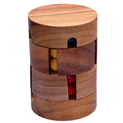 Immagine di LOGOPLAY Revolve, Puzzle Rotante, a Forma di Palla, Gioco Pensiero, Knobelspiel, Puzzle, Logica in Legno