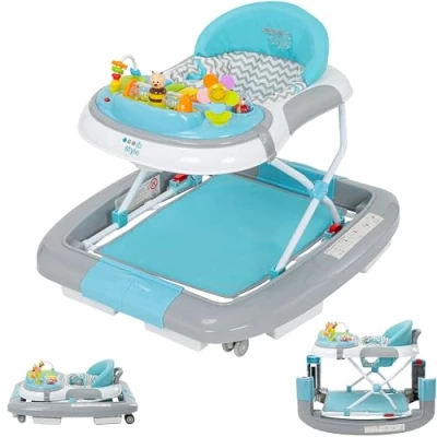 Immagine di ib style® WAVE 3 in 1 Girello per bambini primi passi con funzione swing Luce &amp; Melodia EN1273:2020 Menta