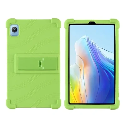 Immagine di GIOPUEY Cover Compatibile con Blackview Tab 60 Supporto Custodia protettiva in silicone TPU morbida Case Green