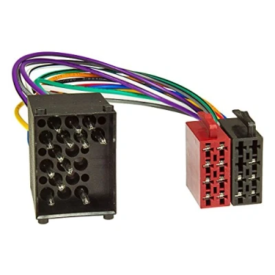 Immagine di tomzz Audio 7004 001 Cavo adattatore radio compatibile con BMW tutti i modelli fino al 2001 Mini Rover dal 1999 Landrover 2004 pin rotondo a 16pin ISO standard