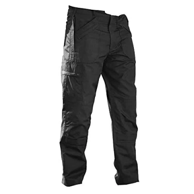 Immagine di Regatta Pantaloni Workwear Lined Action Multi Tasca Idro Repellenti con Fodera Interna (Gamba Regolare) Trousers, Uomo, Black, 33&quot;