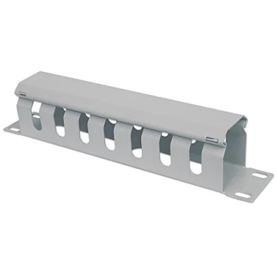 Immagine di Intellinet 714976 10 pollici Pannello passacavi per armadio rack Grigio (RAL 7035)