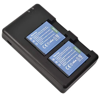 Immagine di DSTE NP BG1 Batteria di Ricambio (2 Pacchetti) e Caricatore rapido Doppio Compatibile per Sony DSC H10 H20 H30 H50 H55 H70 H90