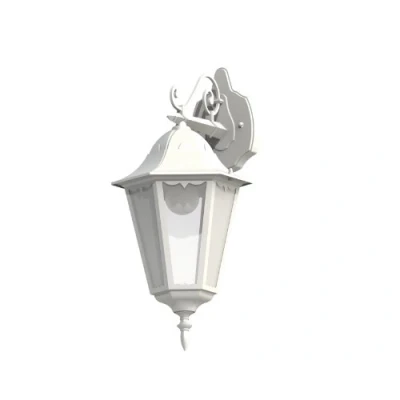 Immagine di Eglo Navedo Lampada da Parete per Esterni a 1 Luce, Attacco E27. IP44. in Alluminio e Vetro, Bianco