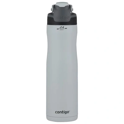 Immagine di Contigo Autoseal Chill, Bottiglietta per Bere d&#039;Acqua in Acciaio Inossidabile con Tecnologia AutoSeal, Isolata Mantiene Le Bevande Fredde Fino a 28 h, Senza BPA, Macaroon, 720 ml