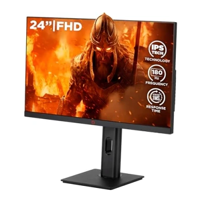 Immagine di Konix Monitor gaming Nova 24&quot; PC, PS5, Switch 2 e Xbox Series XS Full HD 1 080 px 180 Hz ms FreeSync HDMI DisplayPort Pannello IPS