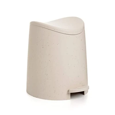 Immagine di TATAY Pattumiera da Bagno con Pedale Standard Ecohome, Capacità 3 L, Realizzata in Polipropilene, Senza Bpa, Materiale Riciclato al 100%, Misura 19 x 21.8 22.1 cm