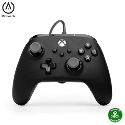 Immagine di Controller cablato PowerA Advantage Plus per Xbox Series XS Nero, con licenza ufficiale, levette regolabili ad altezza variabile, a effetto Hall, pulsanti mappabili