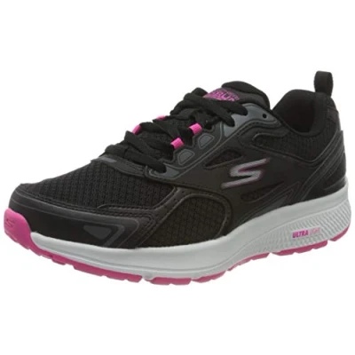 Immagine di Skechers Go Run Consistent, Scarpe da ginnastica Donna, Black Pink, 38.5 EU