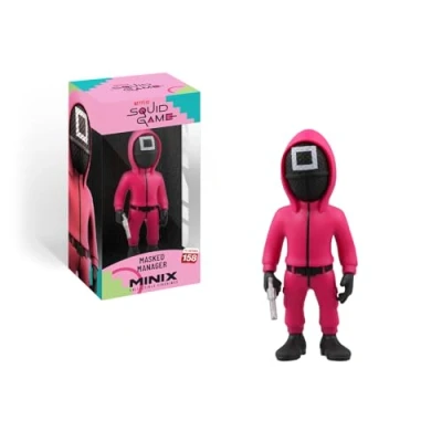 Immagine di MINIX TV Series #158 Squid Game Masked Manager Square Guard Statuetta da collezione 12 cm