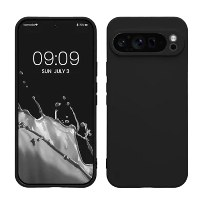 Immagine di kwmobile Custodia Compatibile con Google Pixel 9 Pro XL Cover Back Case per Smartphone in Silicone TPU Protezione Gommata nero
