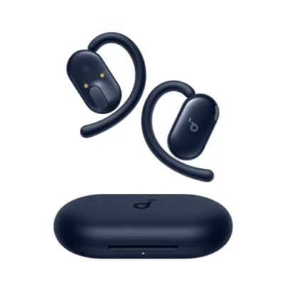 Immagine di Soundcore V20i Cuffie Open Ear di Anker, Bluetooth 5.4, Ganci Rotanti, Ultra Confortevoli, Vestibilità Aderente, Bassi Potenti, Chiamate Chiare, IP55, 36H Riproduzione,Connessione Multipunto