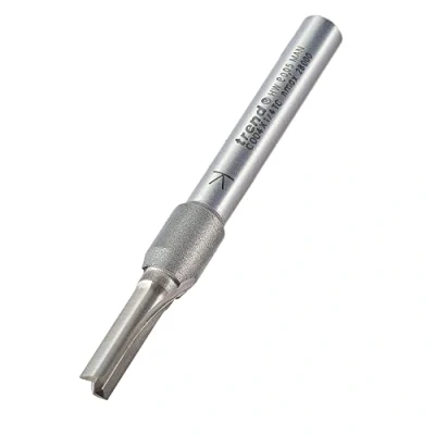 Immagine di Trend CraftPro C004X1/4TC punta per fresa dritta a due scanalature, gambo da 1/4&quot;, diametro di taglio 5 mm e lunghezza 16 mm, in carburo tungsteno,