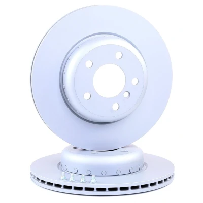 Immagine di ATE 24.0124 0239.2 disco freno 330,0 24,0 5 120,0 a due pezzi, ventilato rivestito ad alto tenore di carbonio con bulloni/viti mister auto