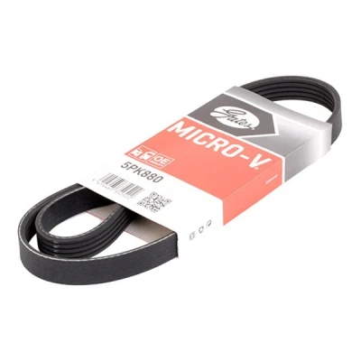 Immagine di GATES Micro V 5PK880 Cinghia Poly 880 5 Poliestere, EPDM (Etilene Propilene Diene Caucciù) OPEL: Zafira B, Astra G Caravan, A
