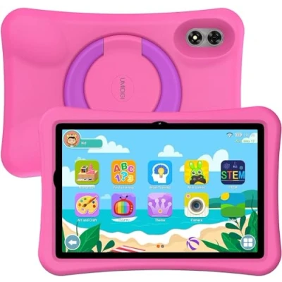 Immagine di UMIDIGI Tablet Bambini Android 13 da 10.1 pollici, G1 Tab Kids 8GB+64GB/TF 1TB,6000 mAh,8MP, con Controllo Parentale, GMS, WiFi 6/BT5.0,Custodia Protettiva in EVA
