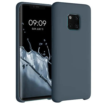 Immagine di kwmobile Cover per Huawei Mate 20 Pro Custodia Back Case Smartphone in Silicone TPU Protezione Gommata ardesia scuro