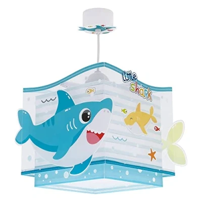 Immagine di Dalber Lampada da soffitto a sospensione per Bambini Little Shark Squali Animali