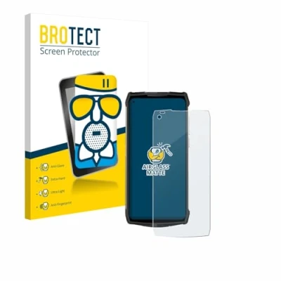 Immagine di brotect Pellicola Vetro Opaca per Ulefone Power Armor 13 Protezione Schermo [Anti Riflesso, Durezza 9H]