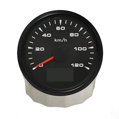 Immagine di ELING Universale 0 120KM/H Contachilometri automatico GPS Velometro con 8 retroilluminazione 85mm 9 32V