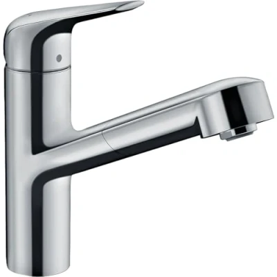 Immagine di hansgrohe Focus M42 Miscelatore cucina monocomando 150, bocca d&#039;erogazione estraibile, 1 getto, cromo, 71814000