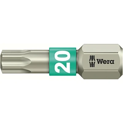 Immagine di Wera 3867/1 TS SB SiS 05073622001 Inserto Torx T 20 Acciaio inox D 6.3 1 pz.