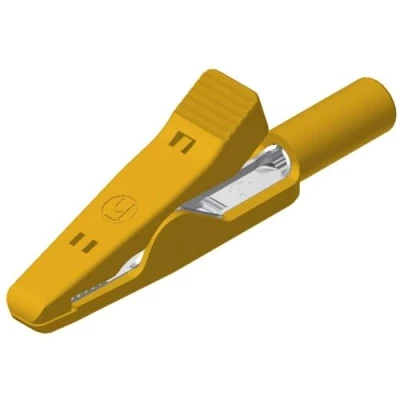 Immagine di SKS Hirschmann MA 1 ge Morsetto a coccodrillo Connettore 2 mm CAT I Giallo
