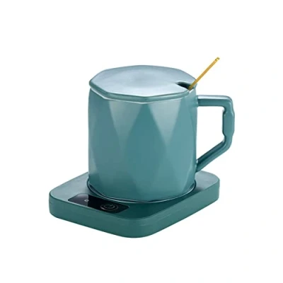 Immagine di Qutsvosh Scaldatazze Tazza da caffè Latte tè Riscaldatore per Tappetino Riscaldante Sottobicchiere Un Temperatura Costante Spina UE